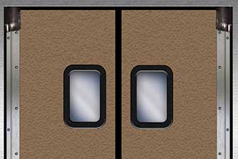 Model 8500 rigid traffic door, access door, swing door