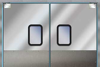 Model 9000ALC rigid traffic door, swing door, access door